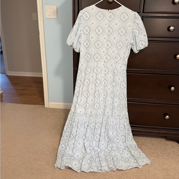 Born on Fifth for Antonio Melani blue puff sleeve dress size 12 - Picture 5 of 5